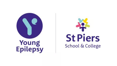St Piers and Young Epilepsy logos side by side